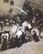 John Singer Sargent Rehearsal of the Pasdeloup Orchestra at the Cirque d'Hiver (mk18) China oil painting reproduction